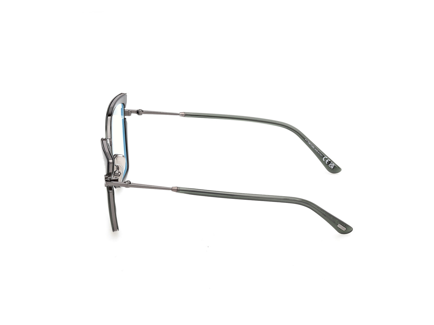 Shiny Dark Green Female Eyeglasses Tom Ford 889214685186