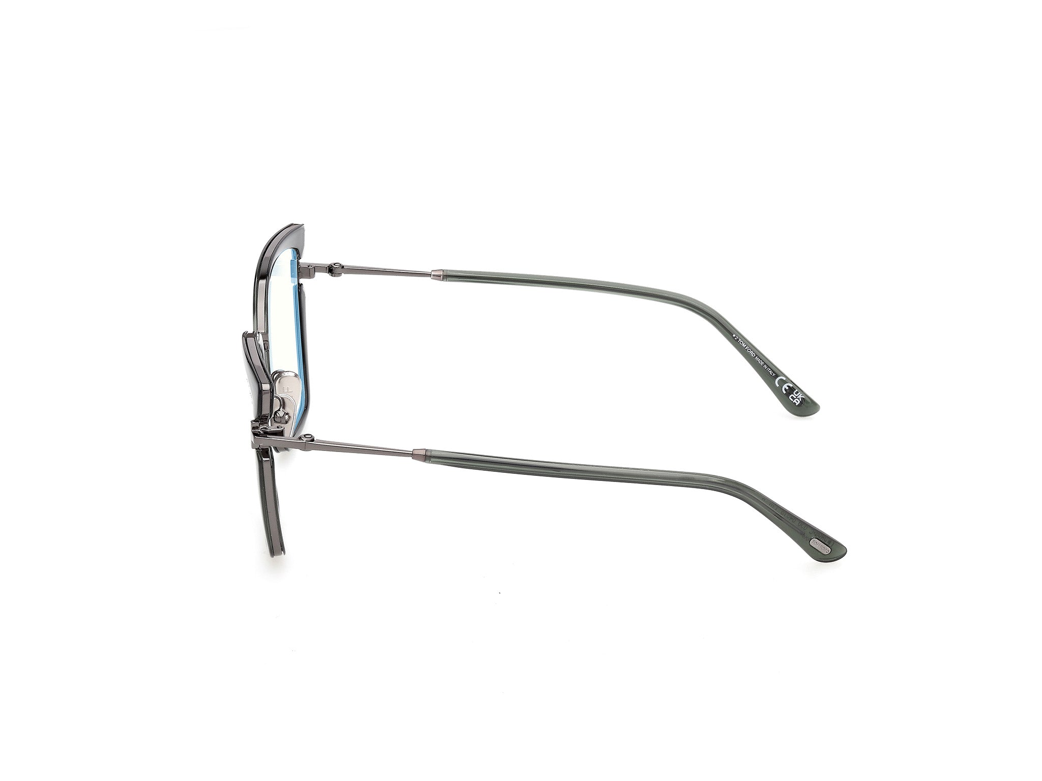 Shiny Dark Green Female Eyeglasses Tom Ford 889214685186