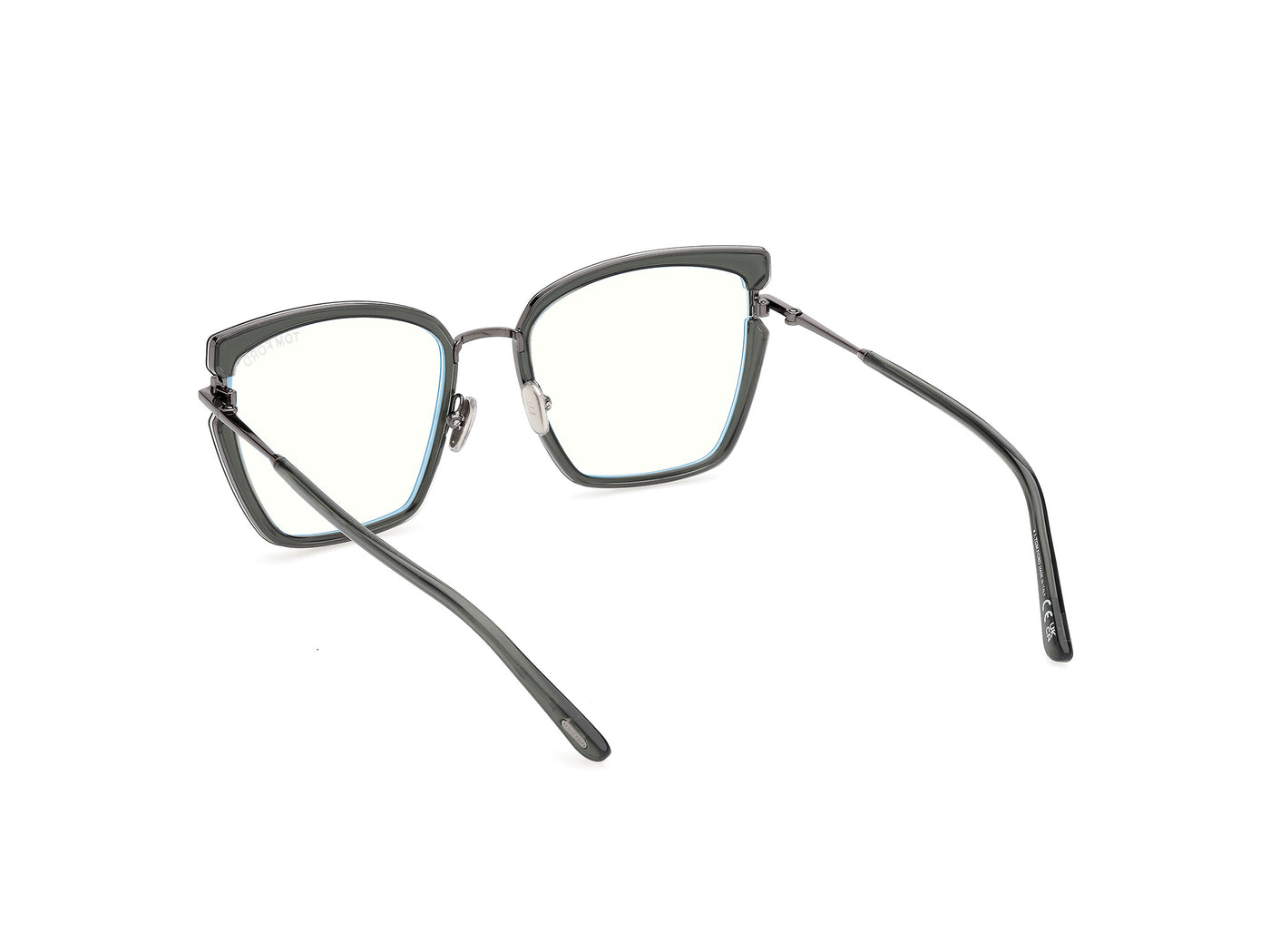 Shiny Dark Green Female Eyeglasses Tom Ford 889214685186