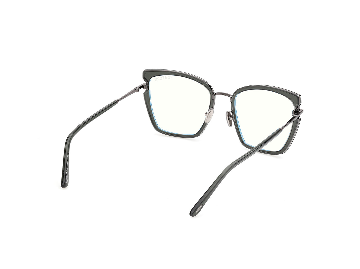 Shiny Dark Green Female Eyeglasses Tom Ford 889214685186