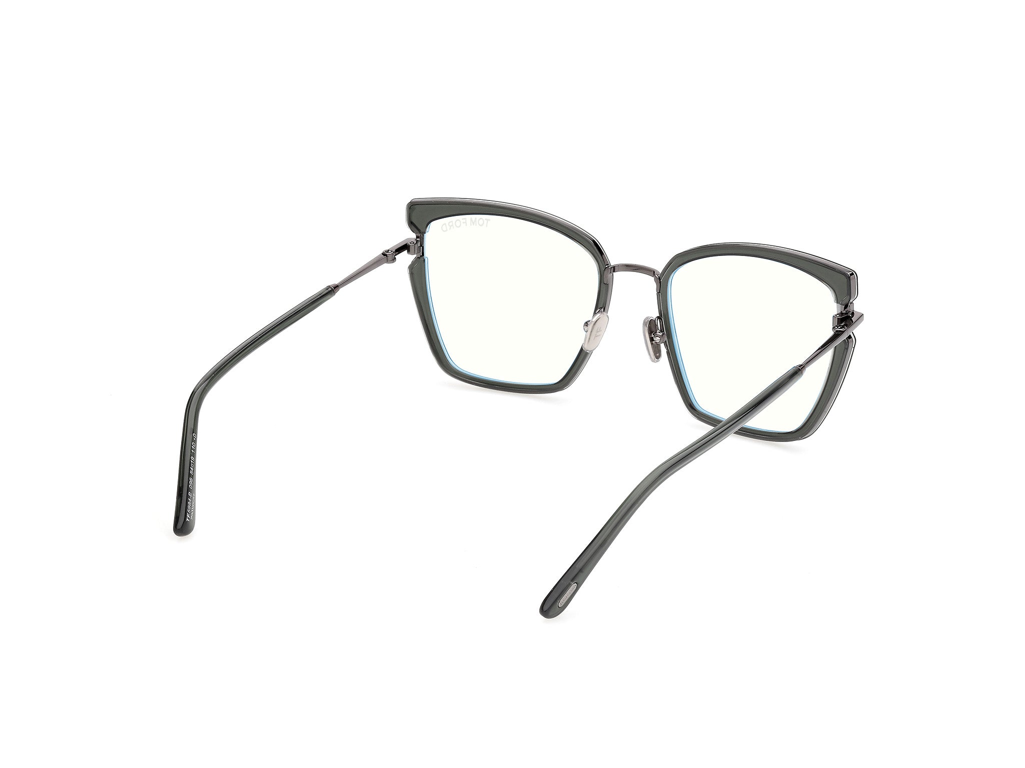 Shiny Dark Green Female Eyeglasses Tom Ford 889214685186