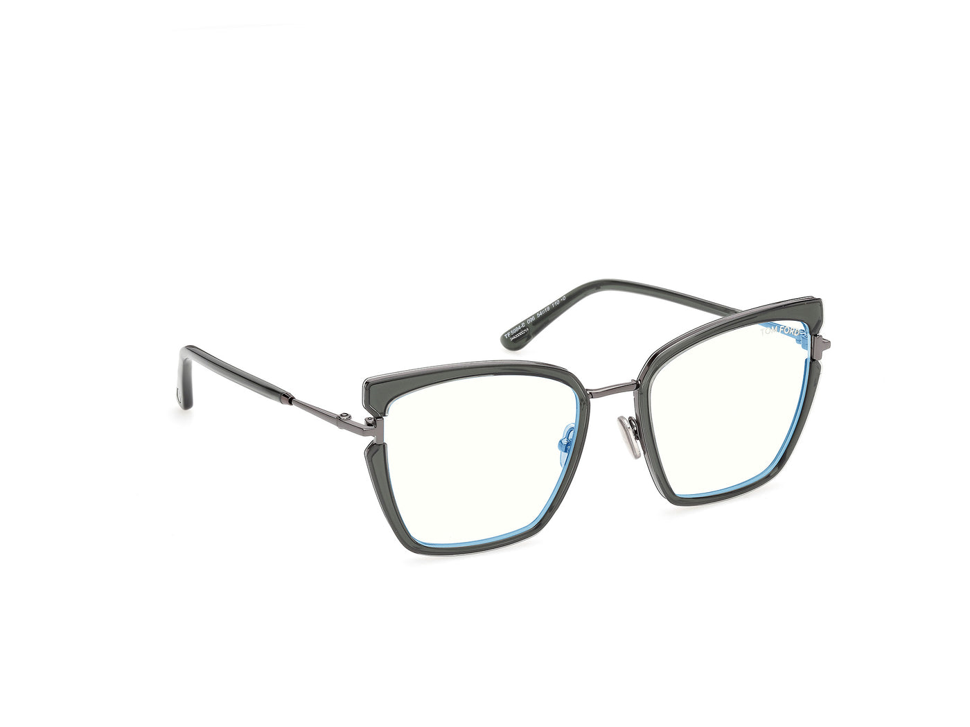 Shiny Dark Green Female Eyeglasses Tom Ford 889214685186
