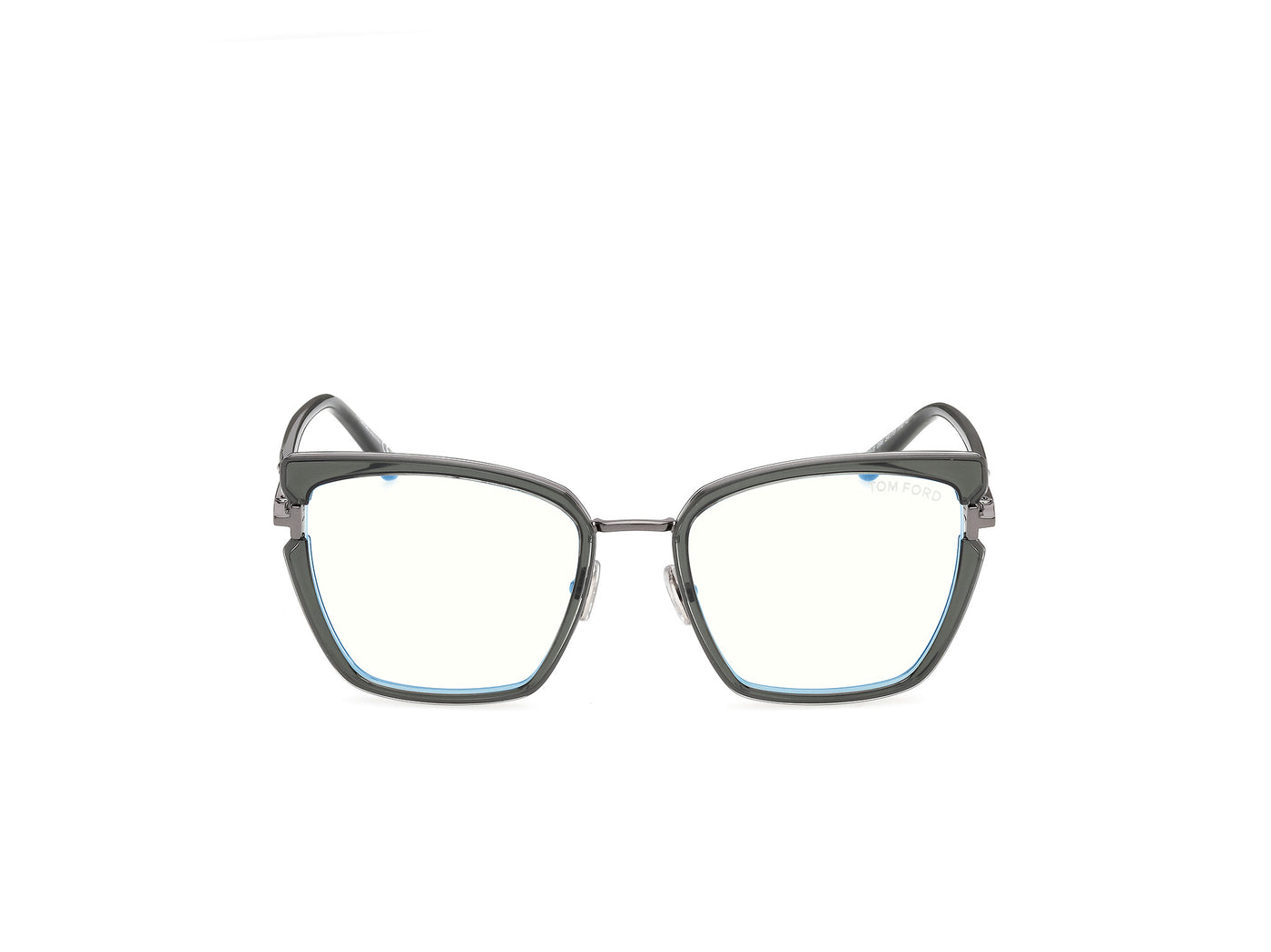 Shiny Dark Green Female Eyeglasses Tom Ford 889214685186