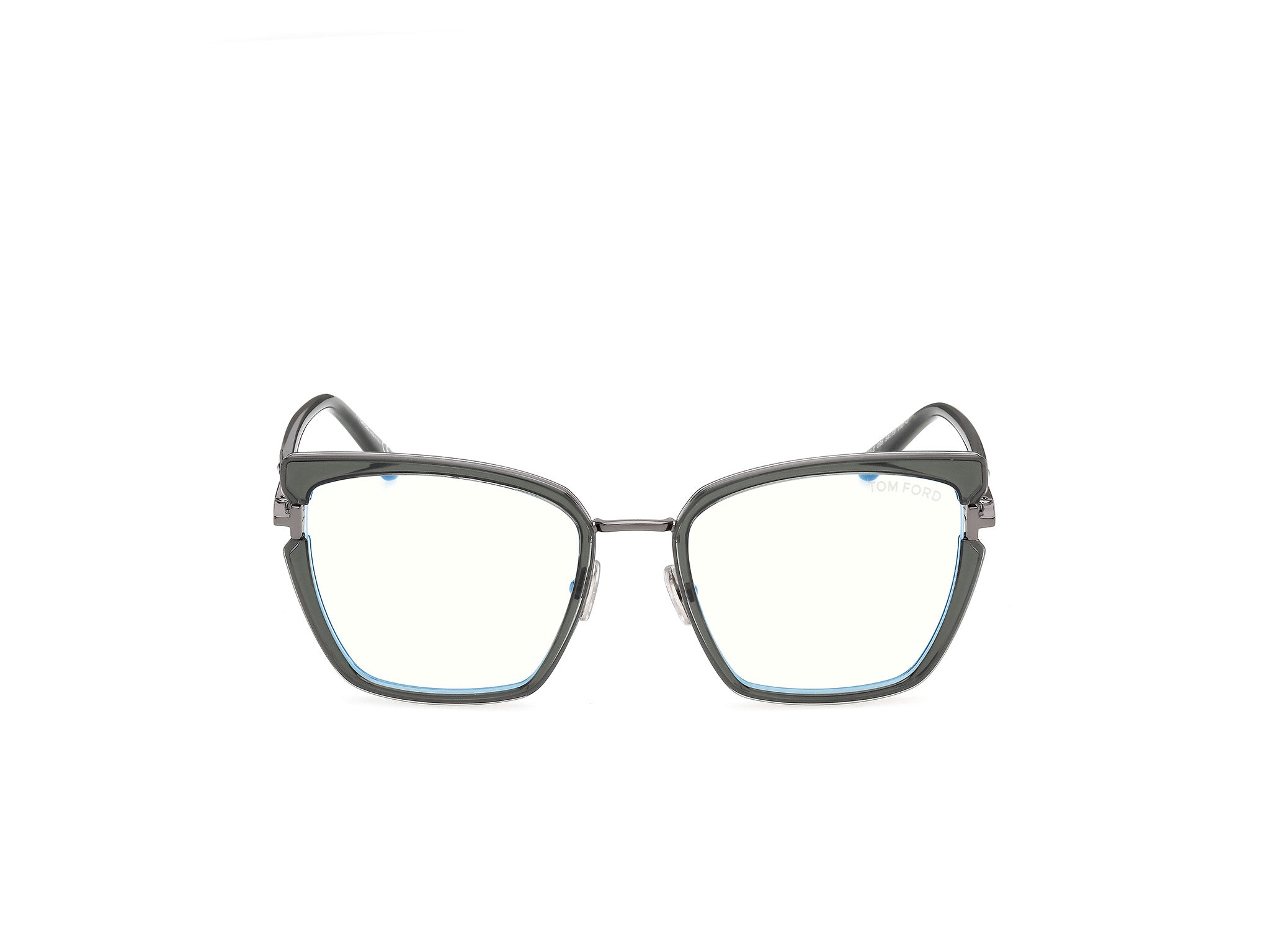 Shiny Dark Green Female Eyeglasses Tom Ford 889214685186