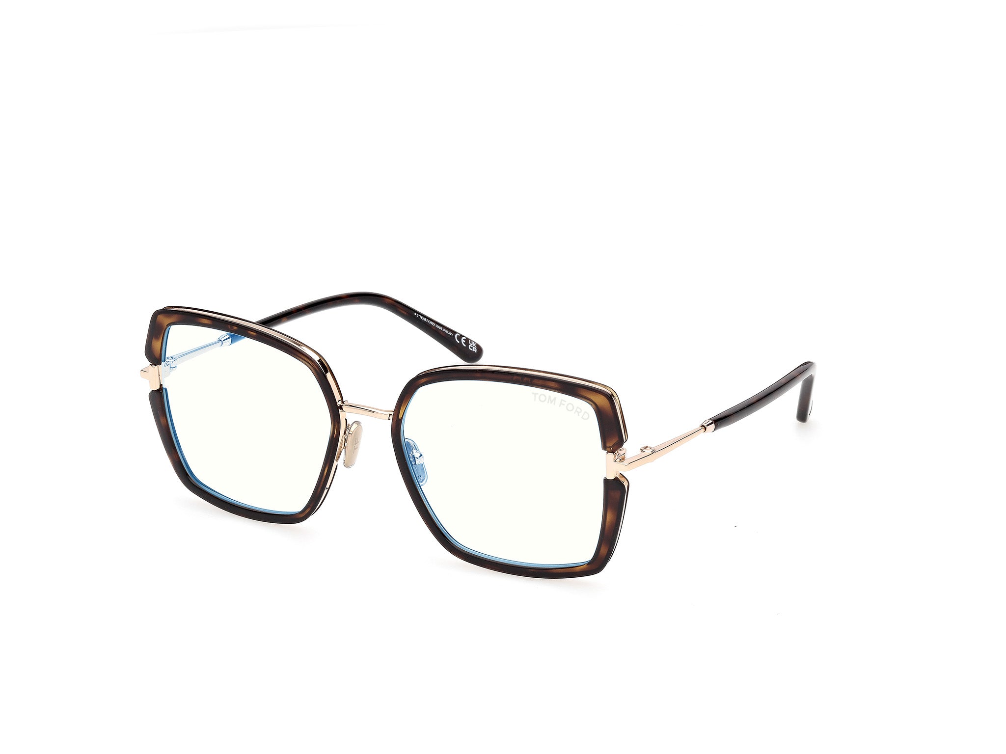 Dark Havana Female Eyeglasses Tom Ford 889214685315