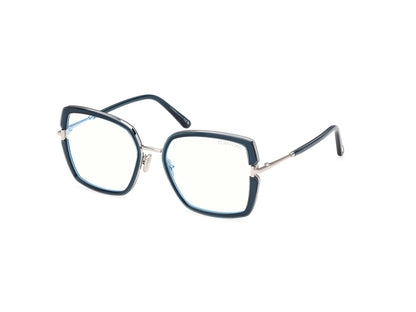 Shiny Blue Female Eyeglasses Tom Ford 889214685322