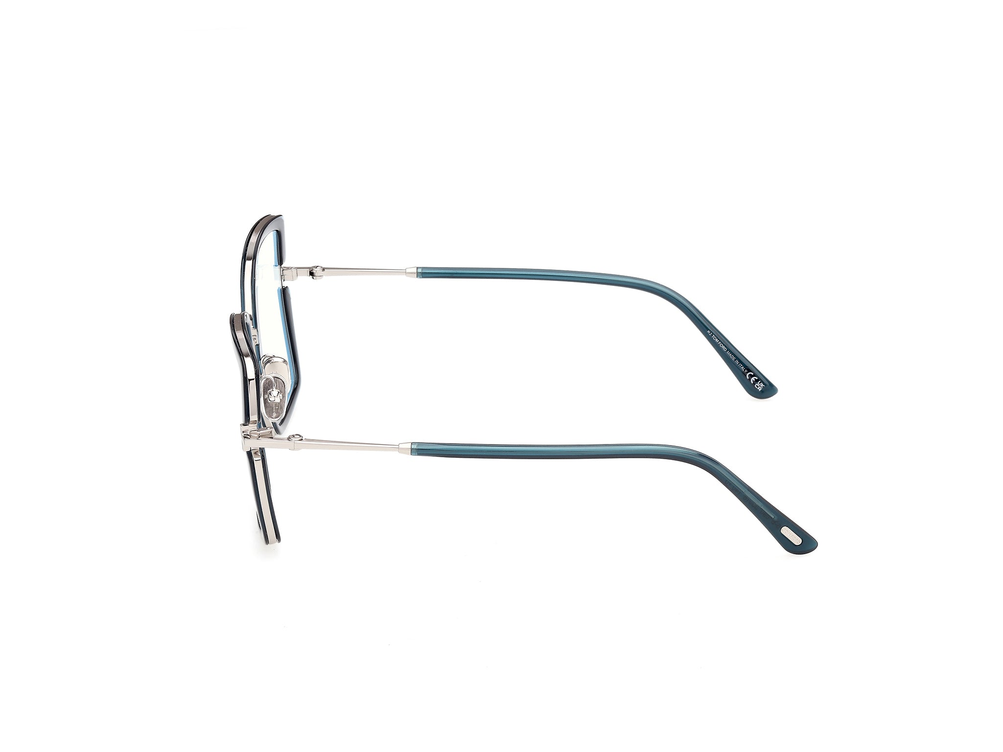 Shiny Blue Female Eyeglasses Tom Ford 889214685322