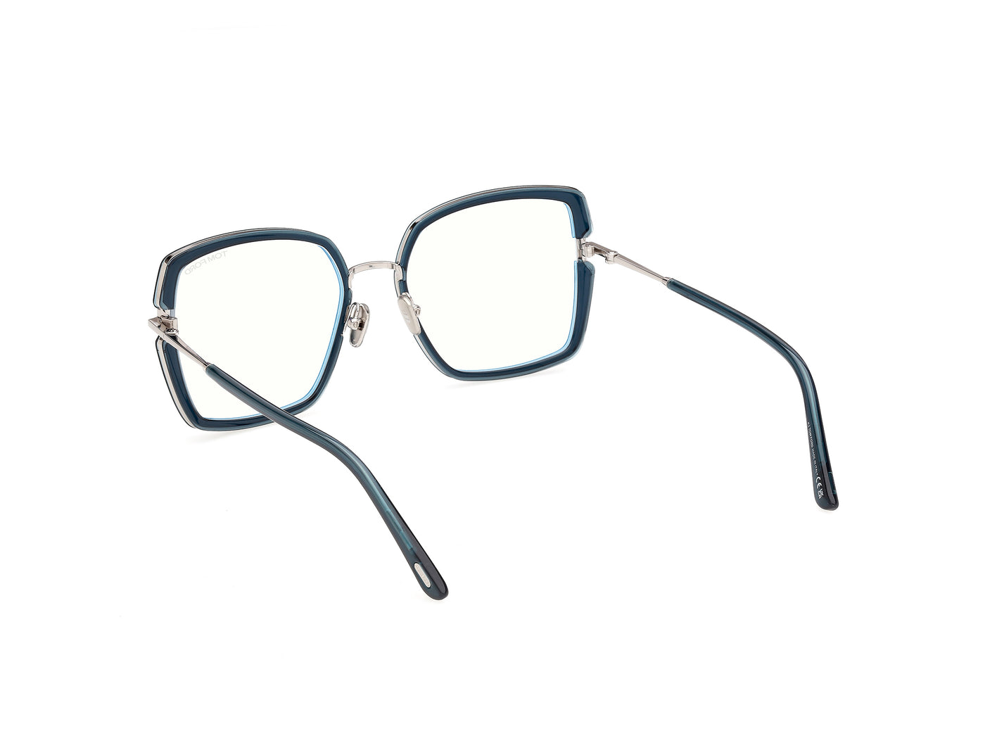 Shiny Blue Female Eyeglasses Tom Ford 889214685322