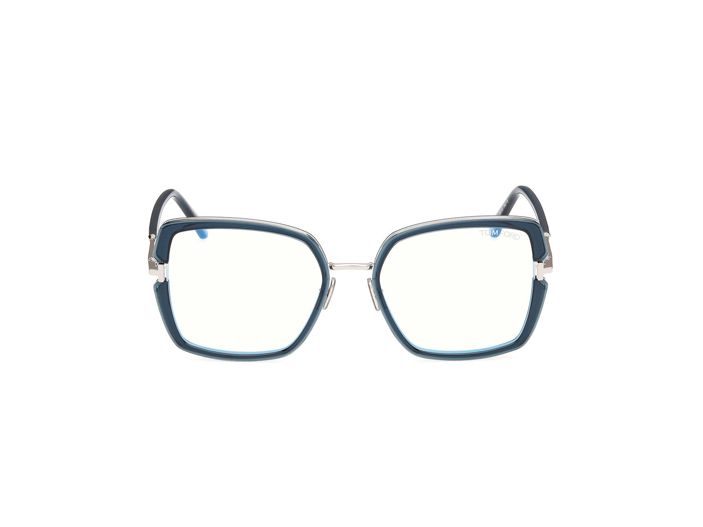 Shiny Blue Female Eyeglasses Tom Ford 889214685322