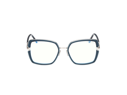 Shiny Blue Female Eyeglasses Tom Ford 889214685322