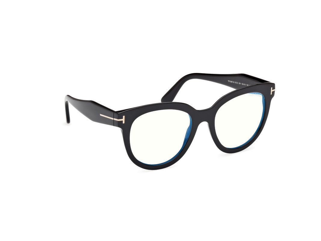 Shiny Black Female Glasses Tom Ford 889214522733