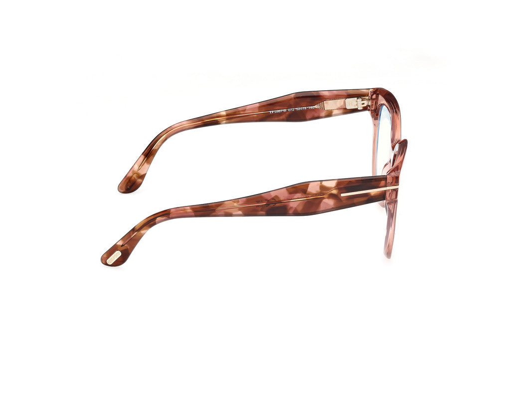 Shiny Light Pink Female Glasses Tom Ford 889214522757