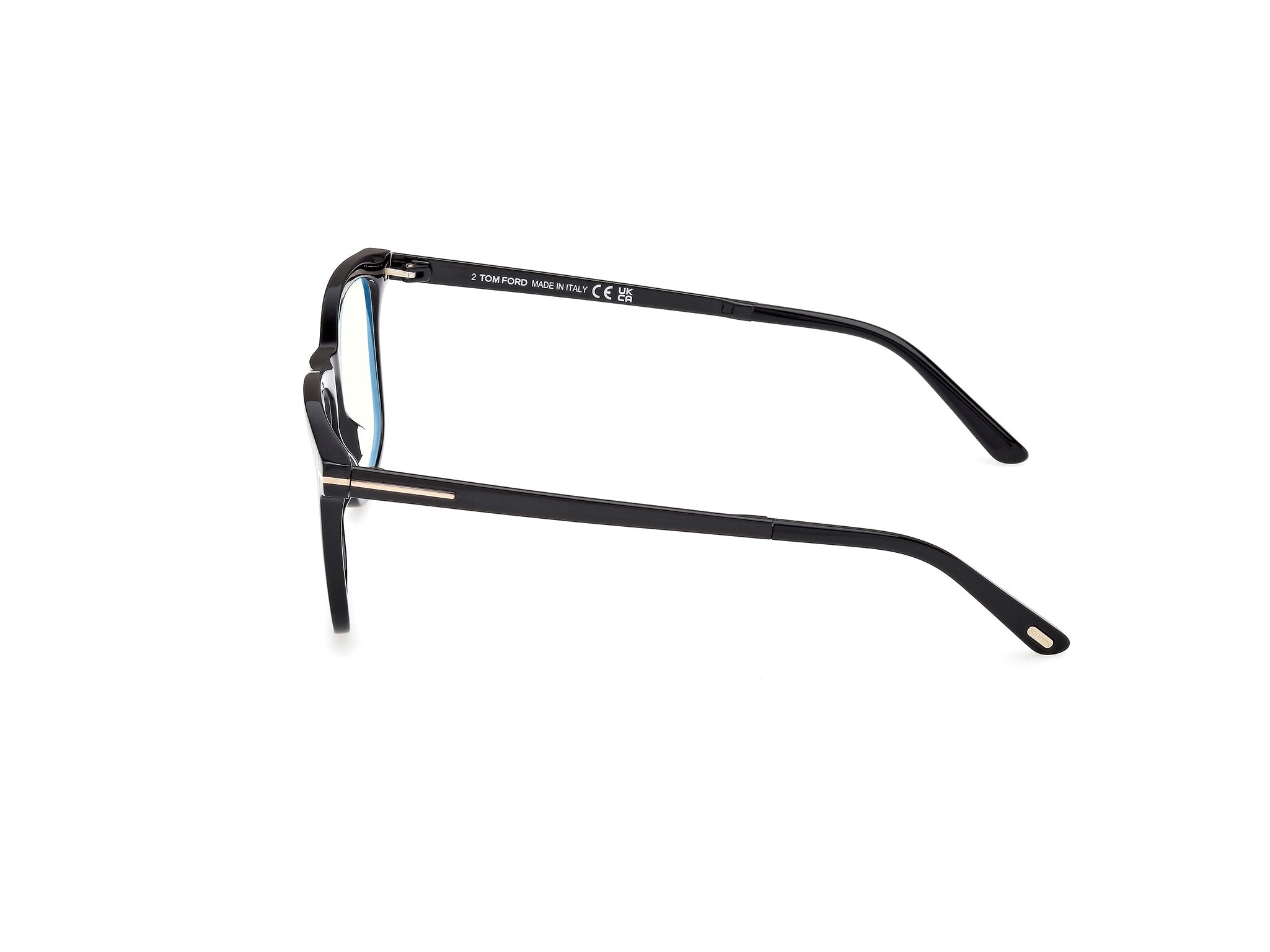 Shiny Black Male Eyeglasses Tom Ford 889214578259 889214578228