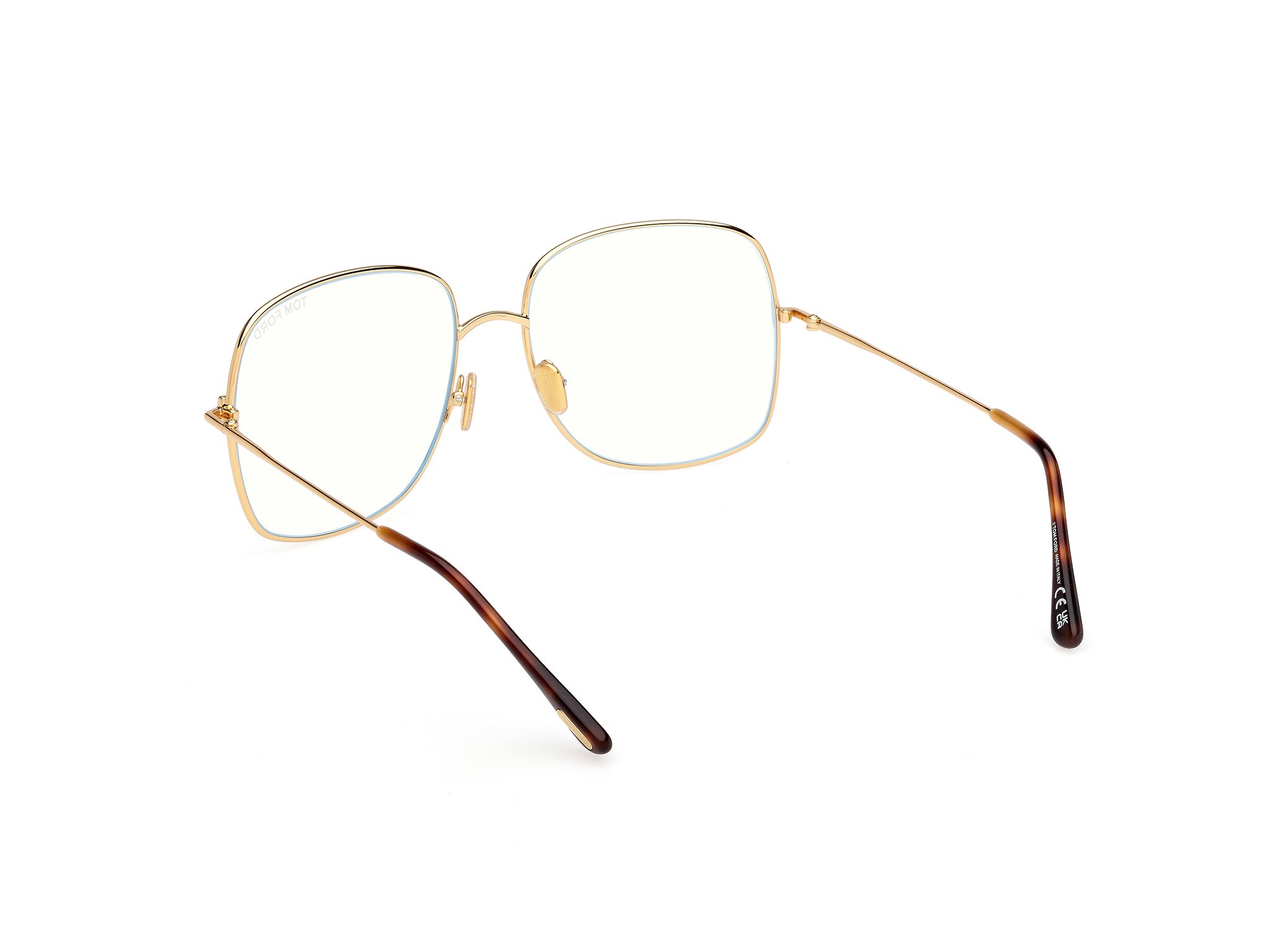 Shiny Deep Gold Female Eyeglasses Tom Ford 889214578587