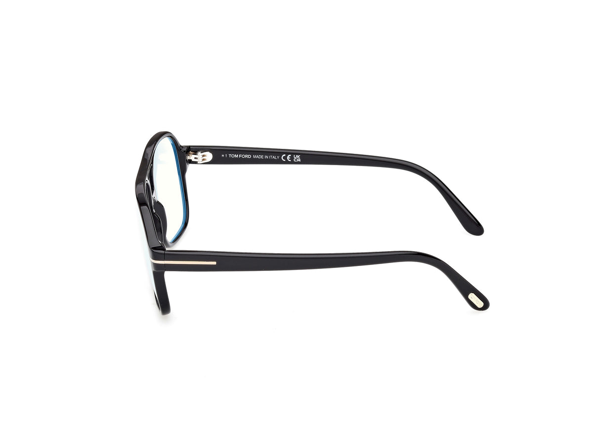 Shiny Black Male Glasses Tom Ford 889214586650