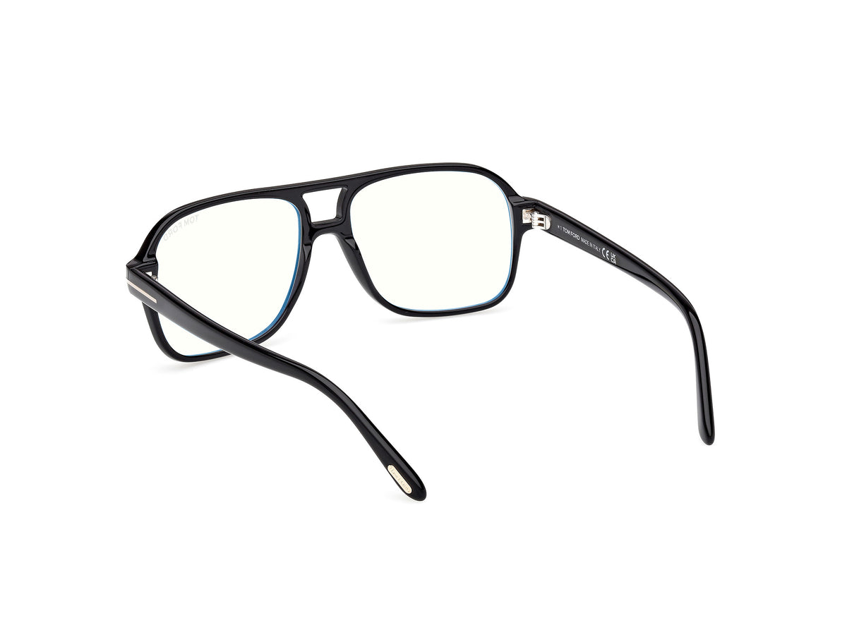 Shiny Black Male Glasses Tom Ford 889214586650