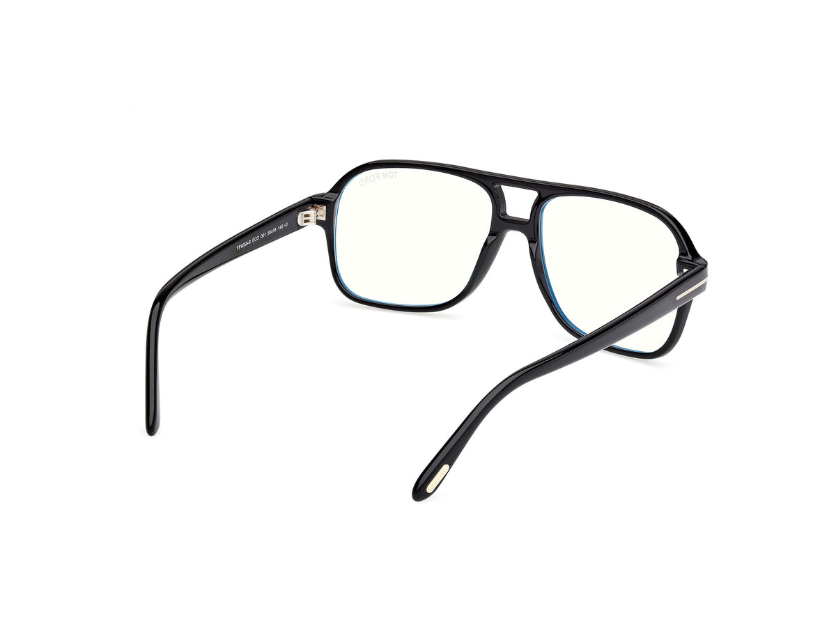 Shiny Black Male Glasses Tom Ford 889214586650