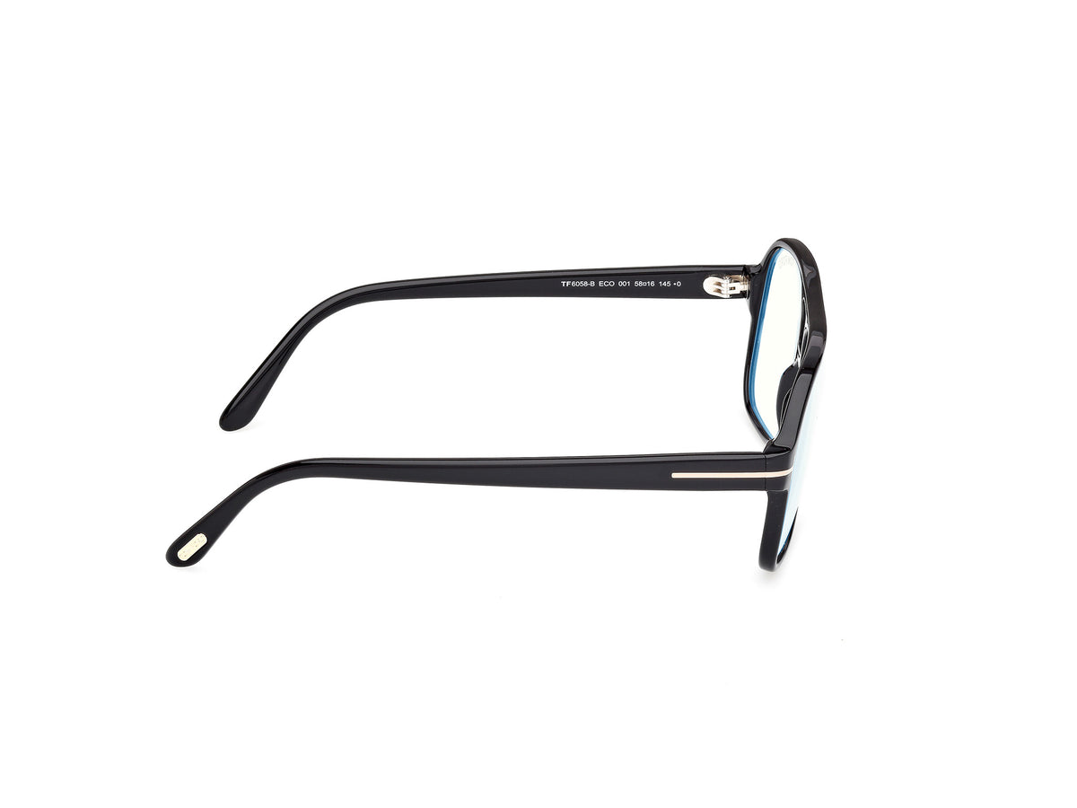 Shiny Black Male Glasses Tom Ford 889214586650