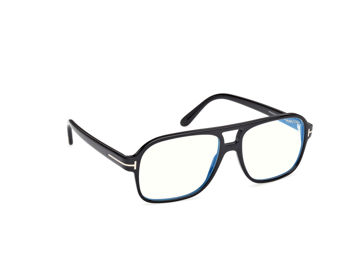 Shiny Black Male Glasses Tom Ford 889214586650