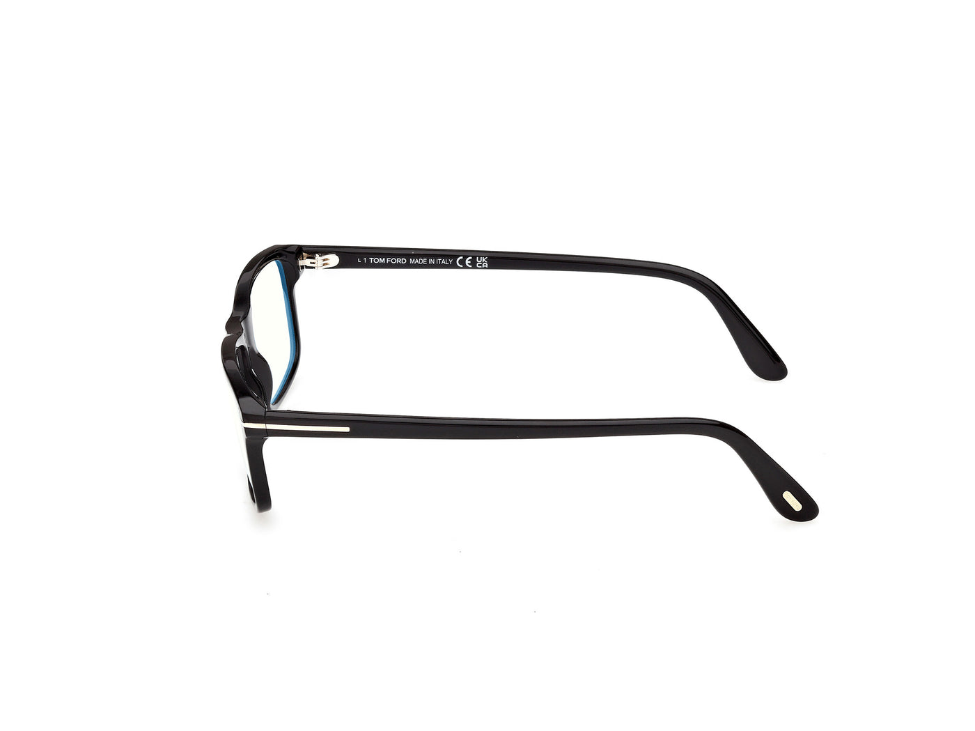 Shiny Black Male Eyeglasses Tom Ford 889214644442