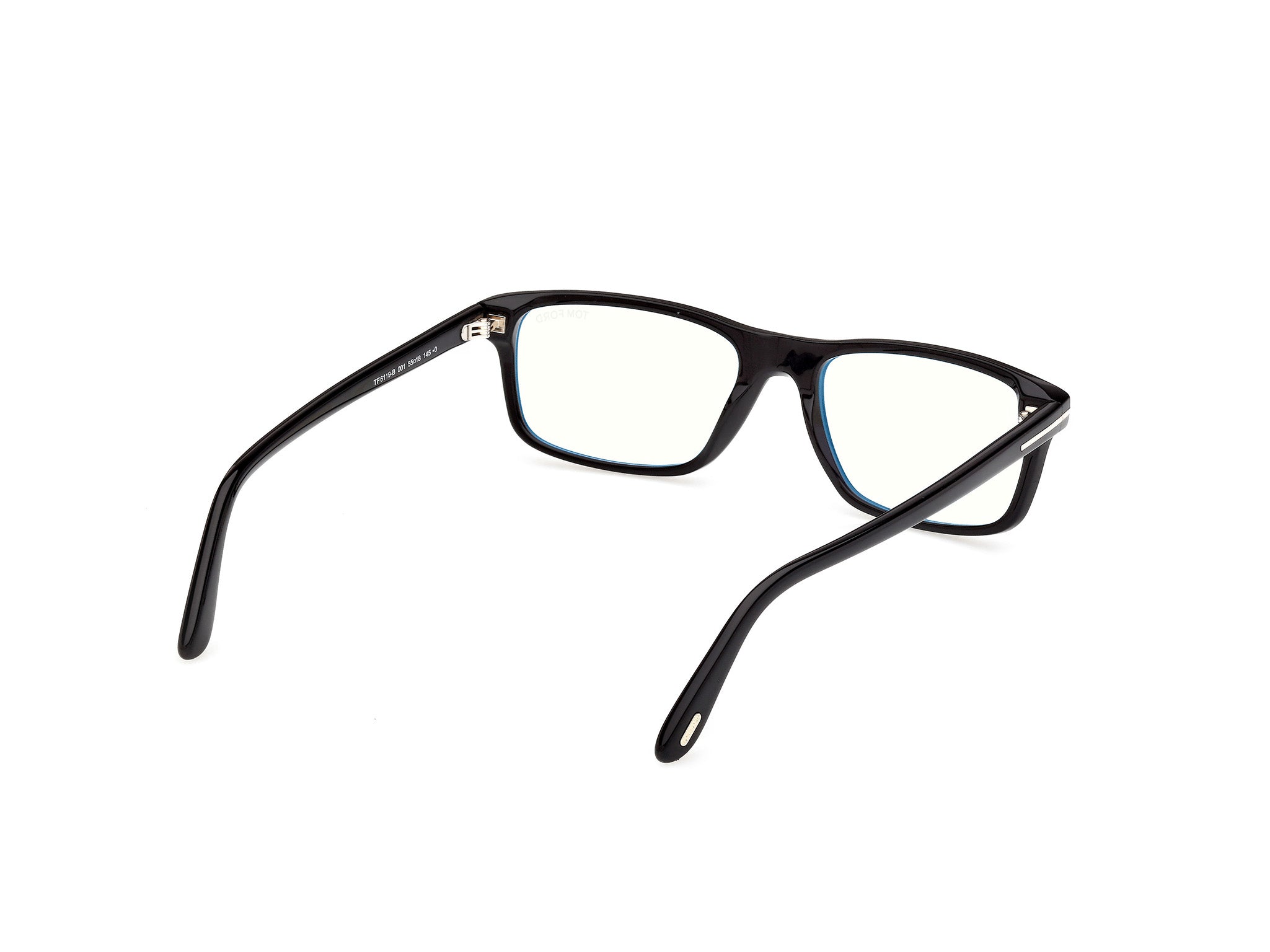Shiny Black Male Eyeglasses Tom Ford 889214644480