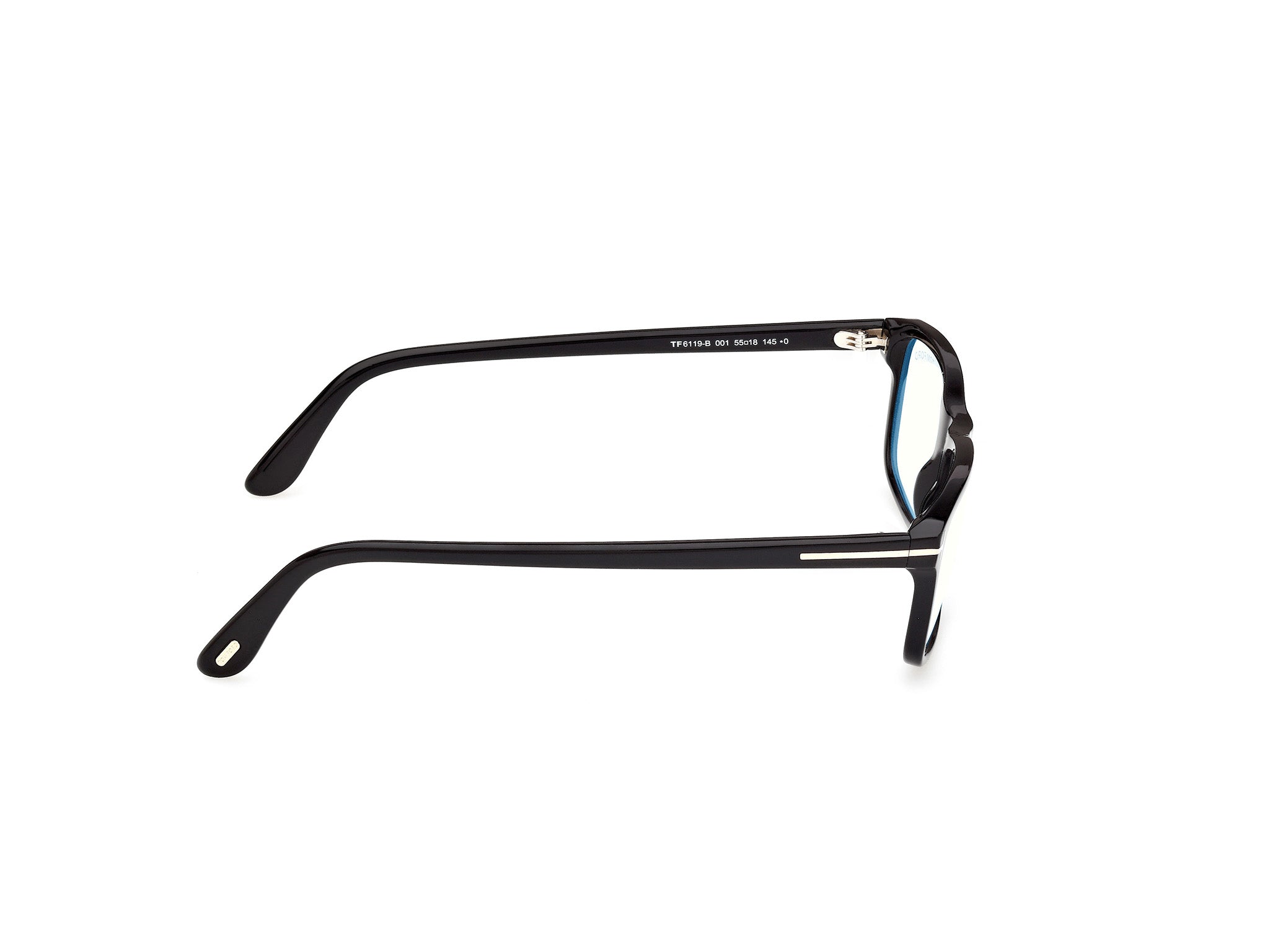 Shiny Black Male Eyeglasses Tom Ford 889214644442