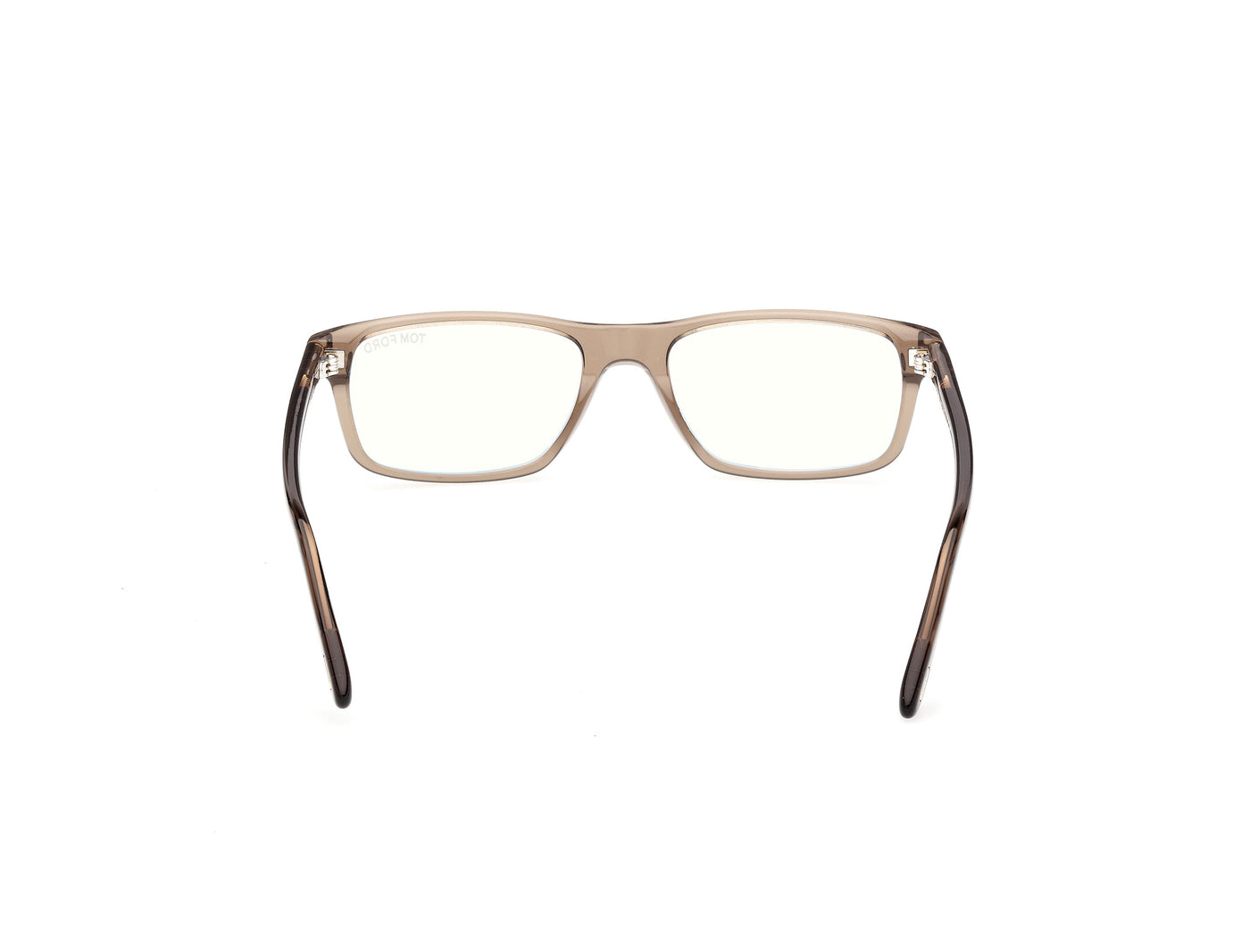 Shiny Dark Brown Male Eyeglasses Tom Ford 889214644459