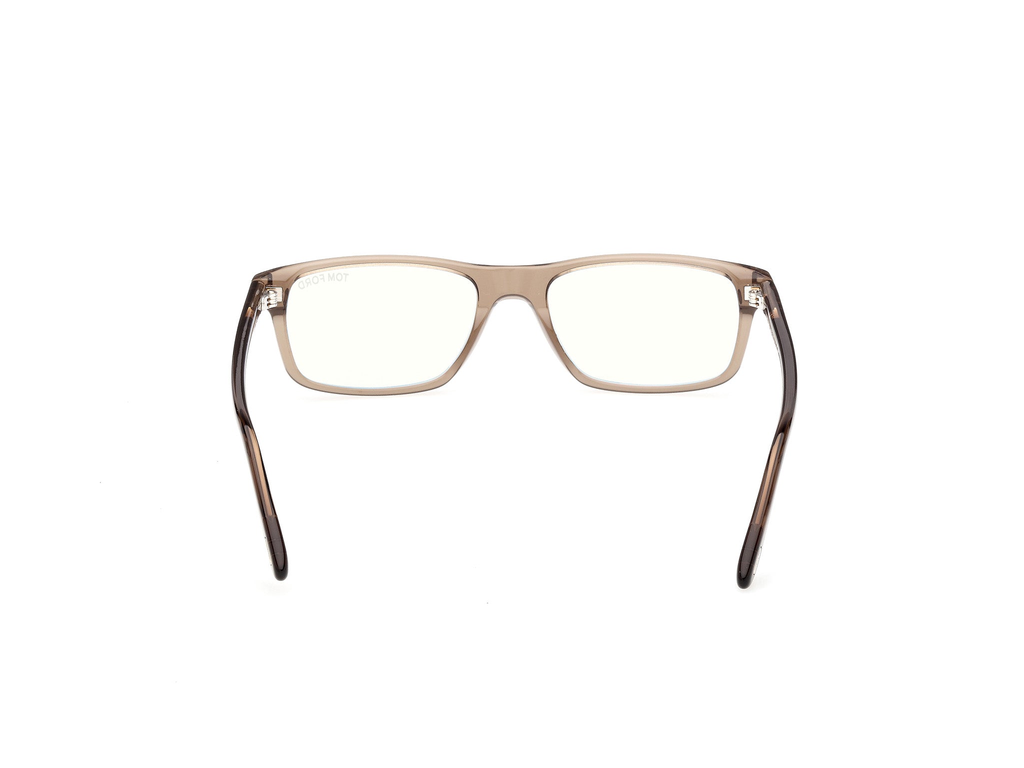 Shiny Dark Brown Male Eyeglasses Tom Ford 889214644459