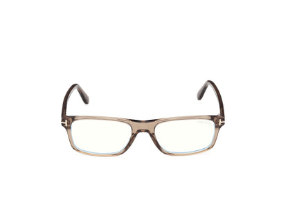 Shiny Dark Brown Male Eyeglasses Tom Ford 889214644459