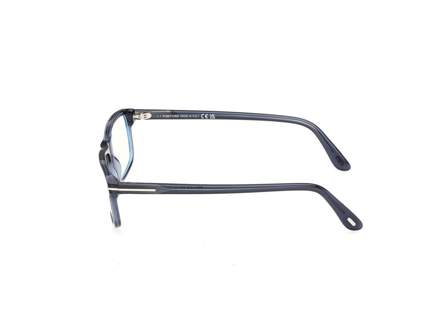 Shiny Blue Male Eyeglasses Tom Ford 889214644473