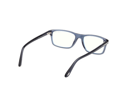 Shiny Blue Male Eyeglasses Tom Ford 889214644473