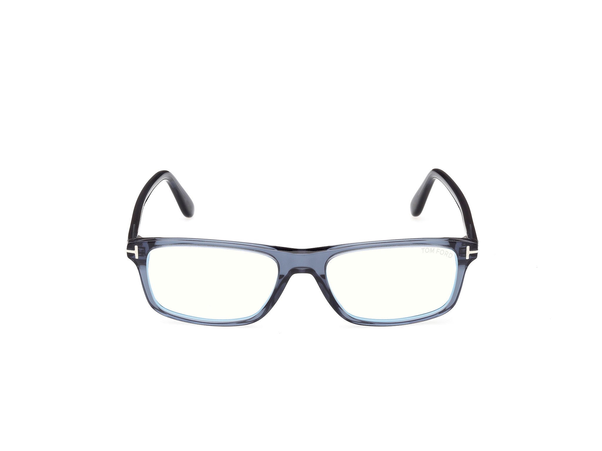 Shiny Blue Male Eyeglasses Tom Ford 889214644473