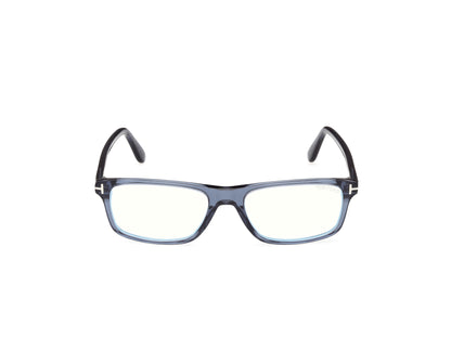 Shiny Blue Male Eyeglasses Tom Ford 889214644510