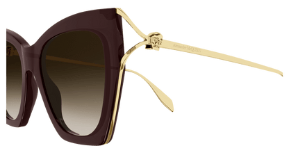Alexander McQueen AM0375S Brown 889652400983