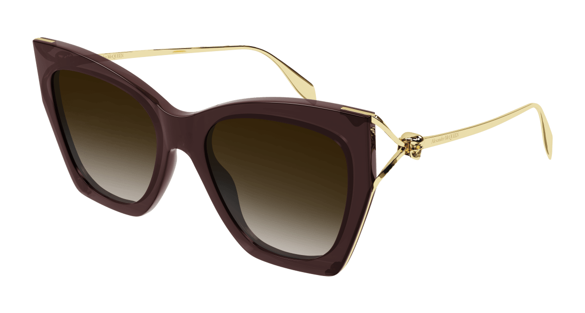 Alexander McQueen AM0375S Brown 889652400983