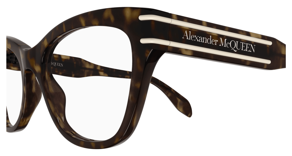 Alexander McQueen AM0401O Havana 889652434100