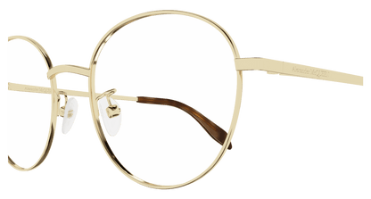 Alexander McQueen AM0414O Gold 889652434346
