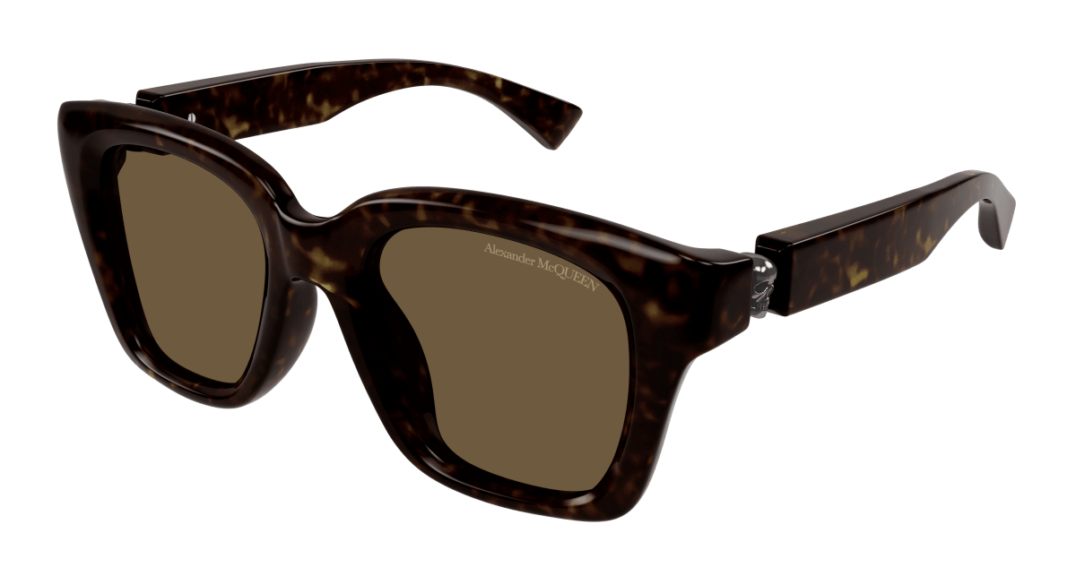 Alexander McQueen AM0432SA Havana 889652449609