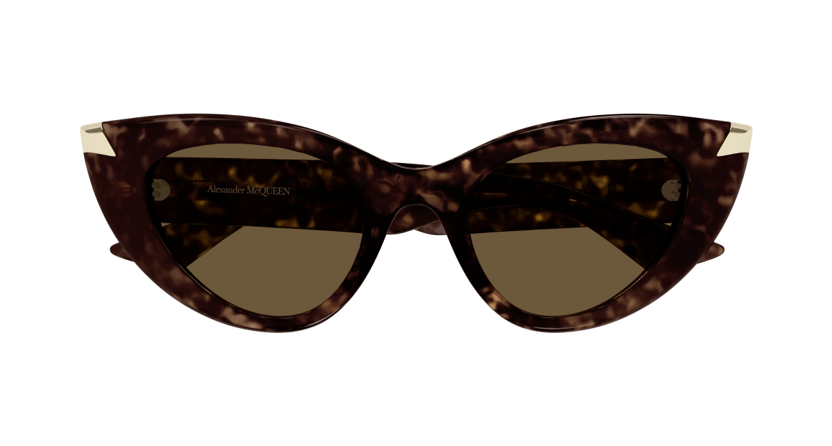 Alexander McQueen AM0442S Havana 889652483658