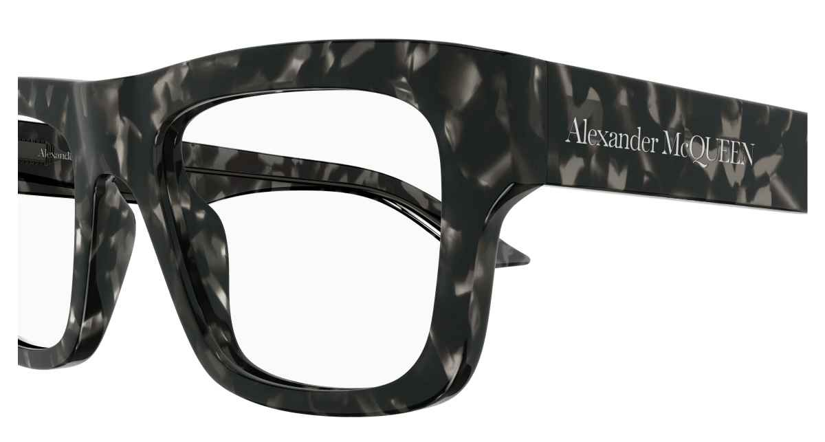 Alexander McQueen AM0452O Havana 889652484044