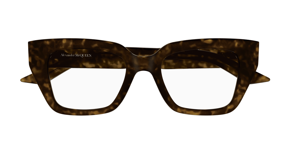 Alexander McQueen AM0453O Havana 889652484082
