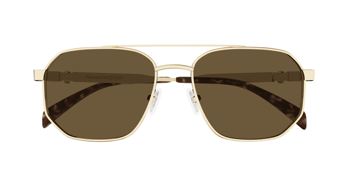 Alexander McQueen AM0458S Gold 889652487533