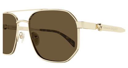 Alexander McQueen AM0458S Gold 889652487533