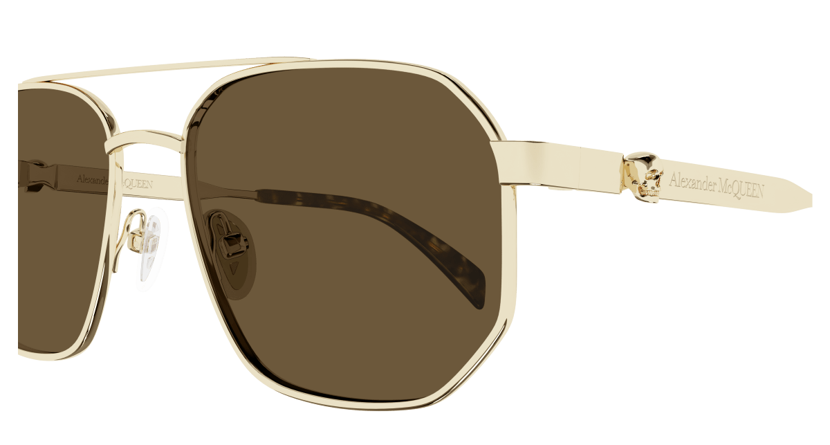Alexander McQueen AM0458S Gold 889652487533