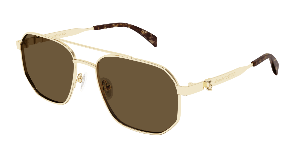 Alexander McQueen AM0458S Gold 889652487533