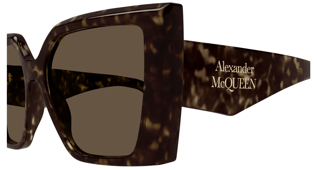 Alexander McQueen AM0467S Havana 889652509556
