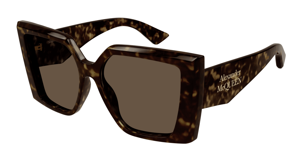 Alexander McQueen AM0467S Havana 889652509556