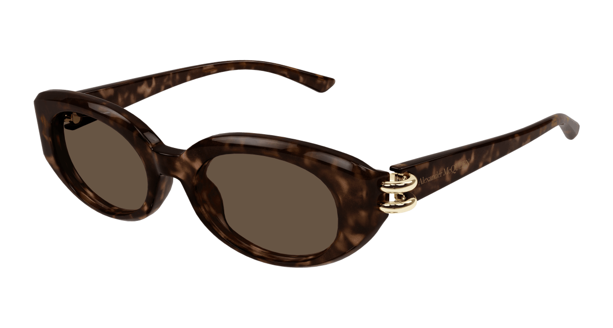 Alexander McQueen AM0469S Havana 889652508863