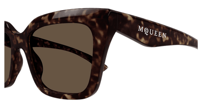 Alexander McQueen AM0473S Havana 889652509679