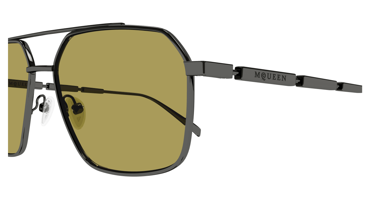 Alexander McQueen AM0477S Gunmetal 889652509938
